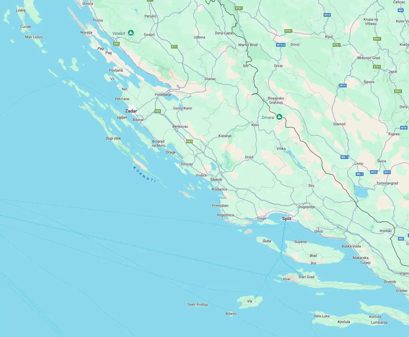 Biograd Route Image