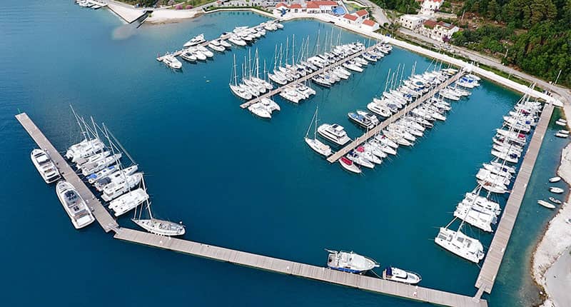 Slano marina Catamaran charter Croatia