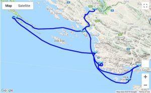Itinerary Trogir - Kornati – Krka