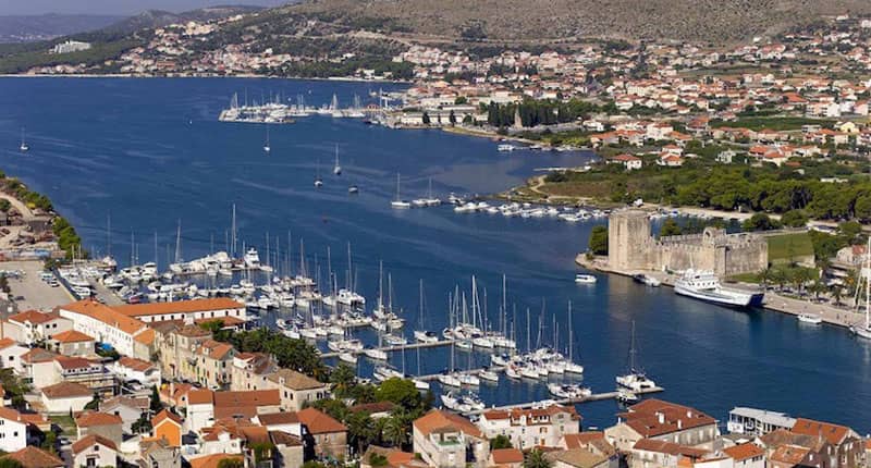 Trogir marina Catamaran charter Croatia