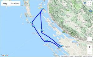 Itinerary Zadar - Lošinj - Rab