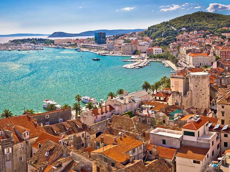 Split charter area itinerary