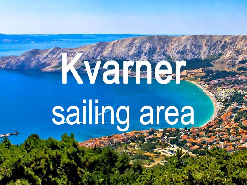 Kvarner sailing area itinerary