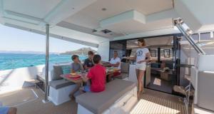 Fountaine Pajot Saona 47 Quintet Catamaran Charter Croatia