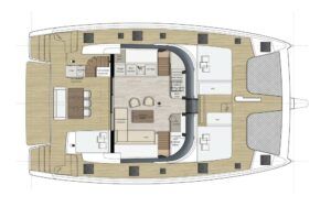 Sunreef 50 Catamaran Charter Croatia Original Layout 2