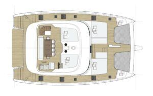 Sunreef 50 Catamaran Charter Croatia Original Layout 3