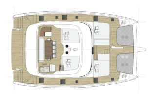 Sunreef 50 Catamaran Charter Croatia Original Layout 3