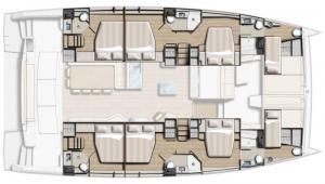 Bali 5.4 Catamaran for charter in Croatia