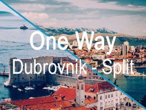 One Way Dubrovnik Split Catamaran Croatia