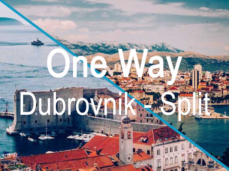 One Way Split - Dubrvonik itinerary
