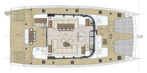 Sunreef 80 Catamaran Charter Croatia Layout 1