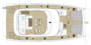 Sunreef 80 Catamaran Charter Croatia Layout 2