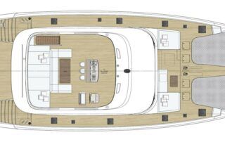 Sunreef 80 Catamaran Charter Croatia Layout 2