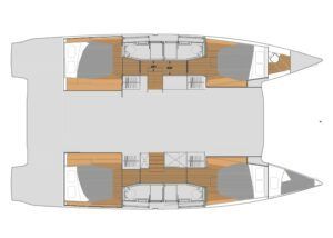 Fountaine Pajot Elba 45 Catamaran Charter Croatia 23