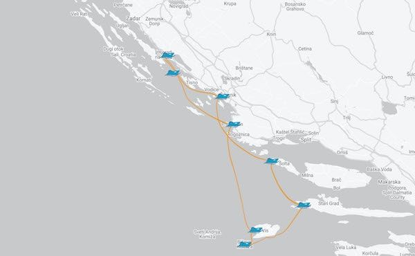 Biograd na moru - Vis - Hvar - Solta