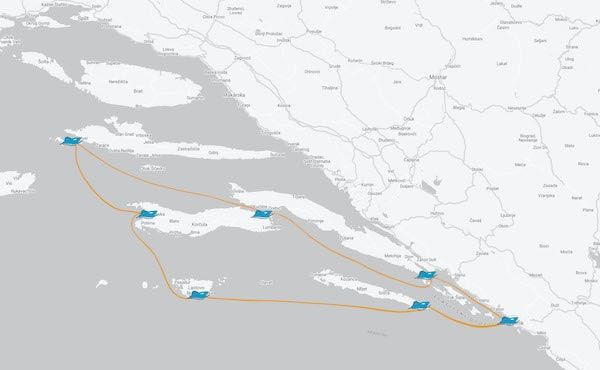 Dubrovnik - Hvar - Lastovo - Korcula