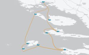Kastela Vis Korcula Hvar Brac Min