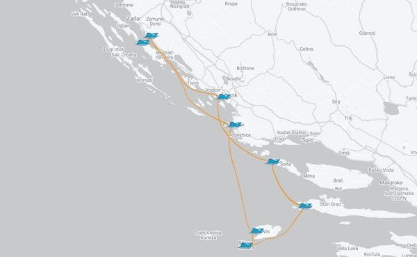 Sukosan - Vis - Hvar - Solta