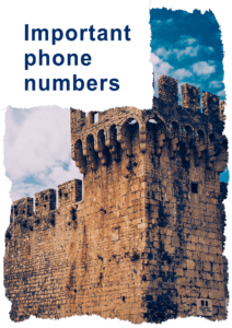 Important Phone Numbers Croatia Sailing Guide Min