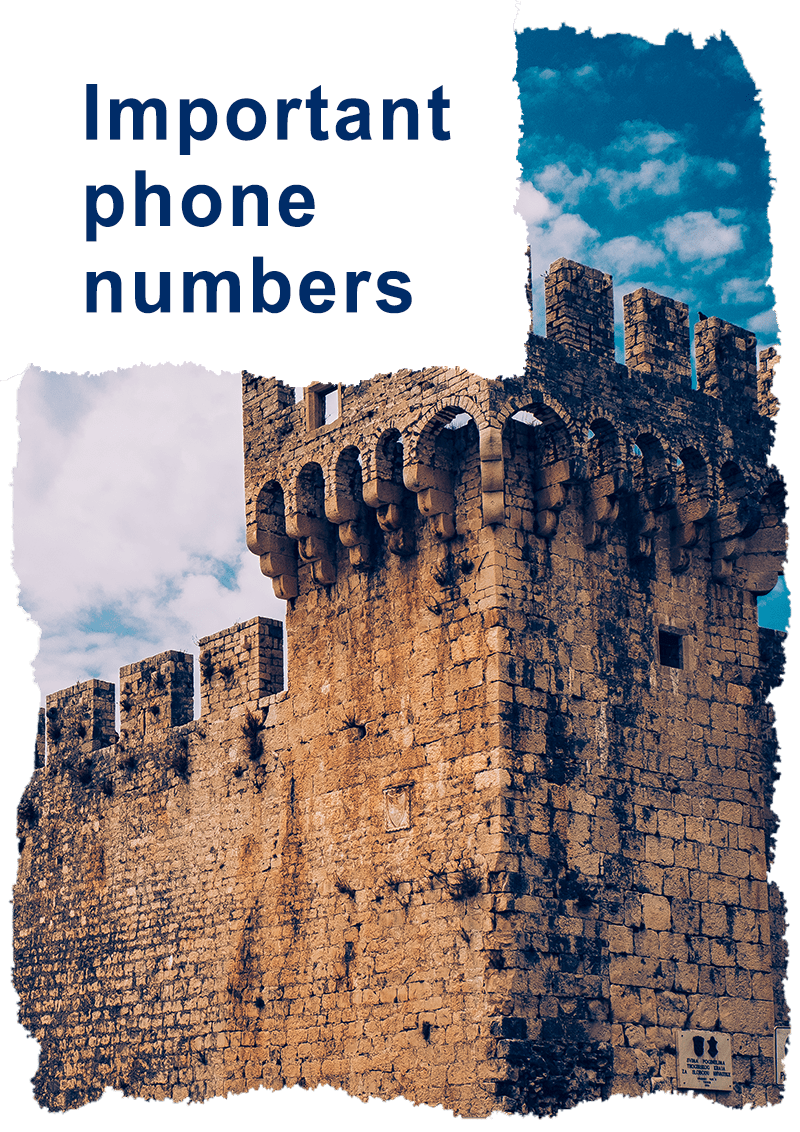 Important Phone Numbers