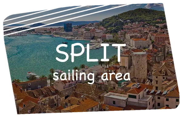 Split sailing area itinerary