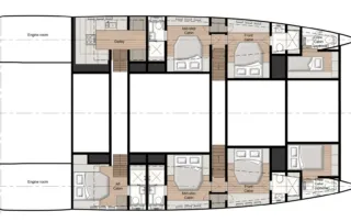 Sunreef 70 Power Amber One Layout 3