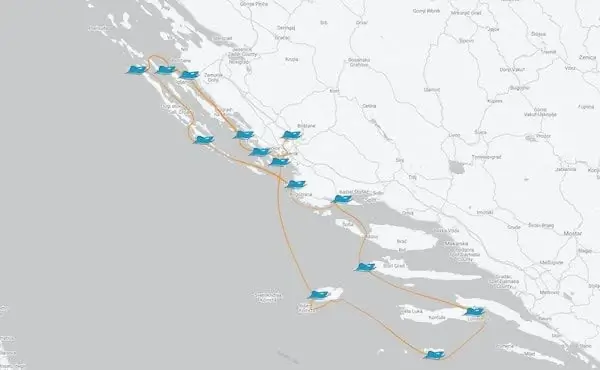 14 Day Zadar–Hvar–Korcula–Skradin