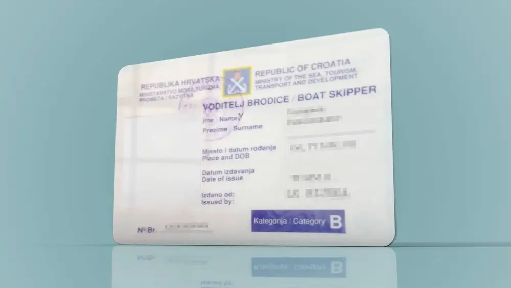 Do I need a boating license to charter a catamaran in Croatia?