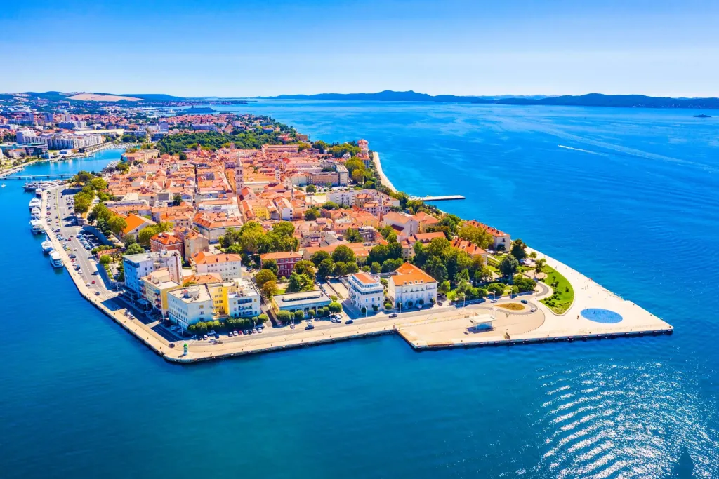 One Week Sailing Route From Zadar Main