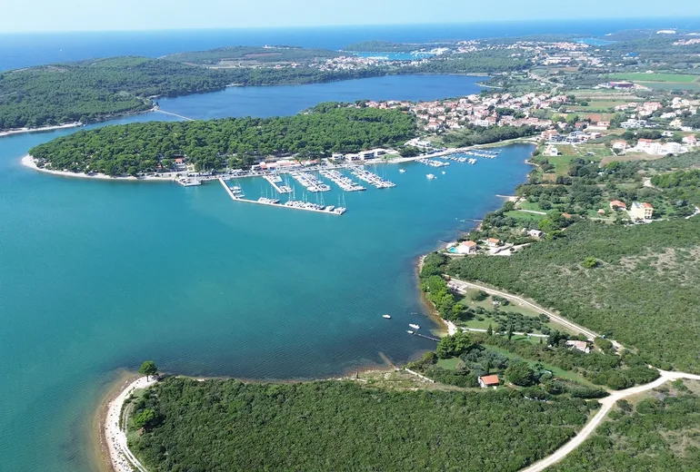 Pontoons at Marina Pomer in Istria